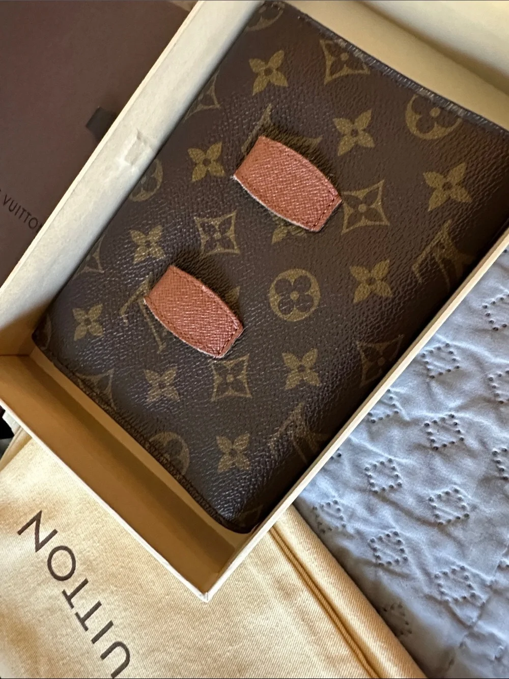 Louis Vuitton Monogram Pochette Arche Clutch Bag